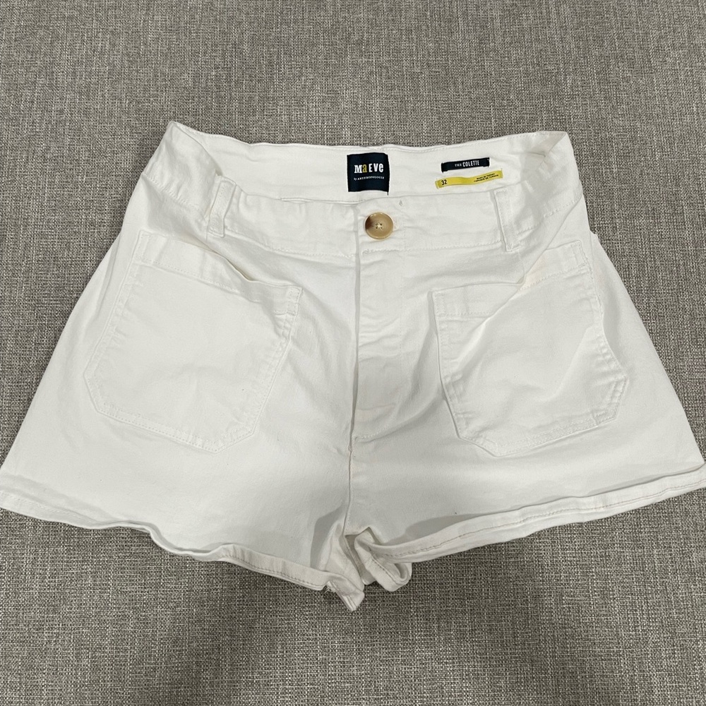 Anthropologie Maeve the Colette White Short - Size 32